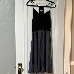 Loft pleated skirt dress